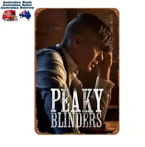 Peaky Blinders TV Show Metal Tin Sign Garage Rustic Man Cave Poster Wall Décor - Picture 1 of 3