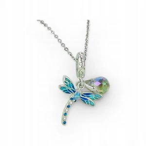 Fraise Silber Halskette S925 Libelle Charms Anhänger - Bild 1 von 6