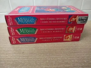 Disneys Die kleine Meerjungfrau Arielles Unterwasserabenteuer VHS Lot Band 2 3 5 - Bild 1 von 5