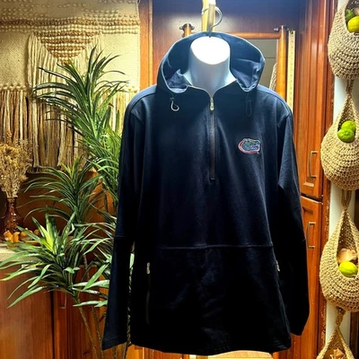 Tommy Bahama Florida Gators Sudadera con Capucha M IslandZone Azul Marino 1/4 Cremallera Pullover Sudadera Foto 1 de 4