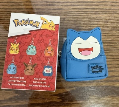 LOUNGEFLY POKEMON MYSTERY BLIND BOX MINI BACKPACK KEYCHAIN- Snorlax - Image 1 of 4