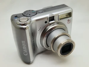 Super Condition Working Canon PowerShot A560 7.1MP Silver Digital Camera 3UKPOST - Picture 1 of 15