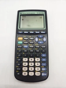 Texas Instruments TI-83 Plus Graphing Calculator Black, Tested Works - Picture 1 of 3
