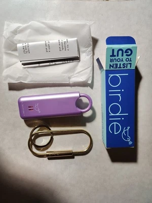 She's Birdie Women's Personal Alarm  With Keychain  Metallic Holiday Purple NIB - Image 1 of 4