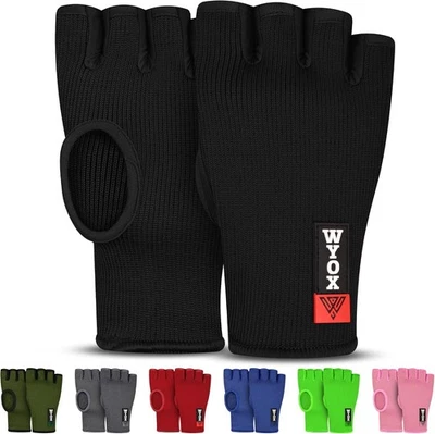 WYOX Boxing Hand Wraps Inner Gloves–Half Finger Boxing Bandages MMA,Training - Image 1 of 4