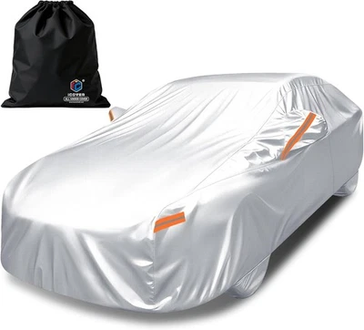 iCOVER Cubierta de Coche, Impermeable Todo Clima Fundas de Coche para Honda Civic Toyota Corol Foto 1 de 4