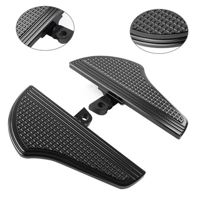 Mini estribo de motocicleta negro para Harley Sportster Touring Softail Bobber Foto 1 de 4