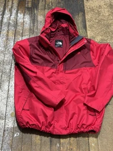 Chaqueta cortavientos impermeable The North Face Dryvent roja con capucha talla XL - Imagen 1 de 6