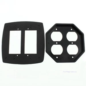 Intermatic Two Gang Waterproof Duplex Receptacle Outlet Insert Plate WP201 - Picture 1 of 5