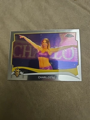 2014 Topps Chrome WWE NXT Prospects Charlotte Flair #5 ROOKIE RC - Image 1 of 2