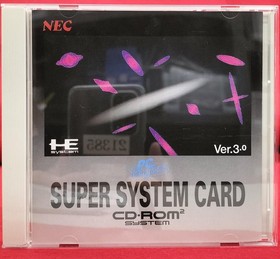 NEC SUPER SYSTEM CARD PC Engine CD-ROM2