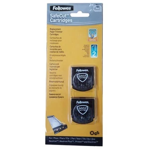 Fellowes Safecut Trimmer Blades - Straight Cut (Pack of 2), F5411401 - Picture 1 of 1