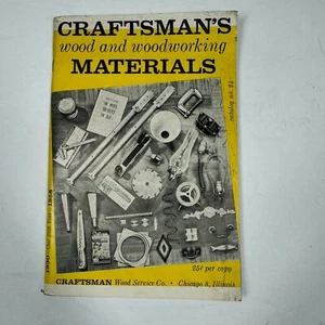 1958 Vintage Craftsmn Wood and Woodworking Materials Tools Catalog No. 24 - Picture 1 of 6