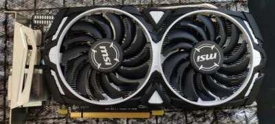 MSI Radeon RX 570 ARMOR OC 8GB GDDR5 Scheda Grafica (912-V341-274) - Immagine 1 di 3