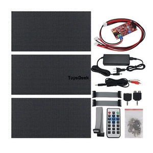 AS1000 3*P4 Sprachsteuerung RGB Musikspektrum Display Licht mit Controller Board - Bild 1 von 7