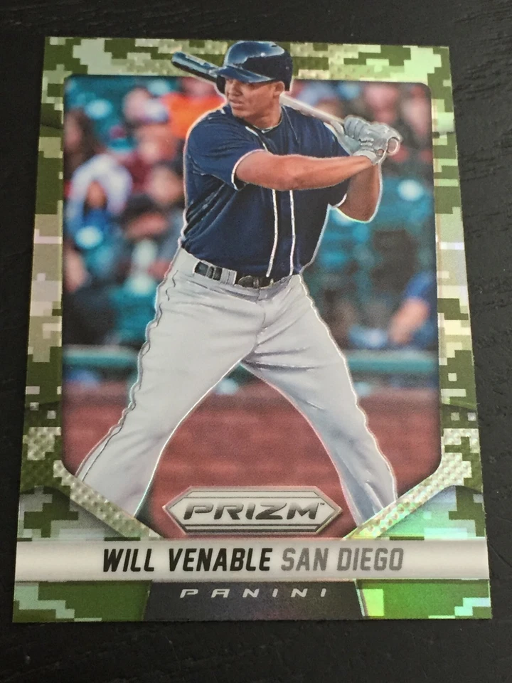 WILL VENABLE 2014 Panini Prizm CAMO REFRACTOR #30 ~ Padres Rangers Dodgers - Image 1 of 1