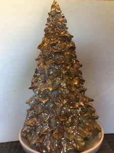 Cracker Barrel Christmas Tree 19” LED Lighted Holly Tree In Box Rare - Picture 1 of 6
