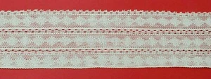 Antique French Lace 2.5" Val Trim -Point De Paris - Unused -From Orig Card Clean - Picture 1 of 5