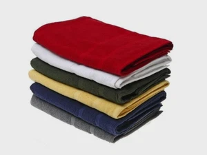 Nueva toalla de baño VIKING 100 % algodón 27" x 54" 1 pieza azul marino solamente - Imagen 1 de 1