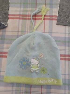 Hello Kitty针织女孩帽子Sanrio 2007  — 第 1/4 张图片