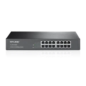 Commutateur vert monté en rack Tp-Link TL-SF1016DS 16 ports 10/100 Mbps capacité 3,2 Gbps - Photo 1/4