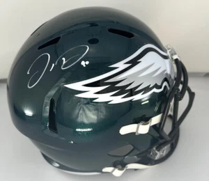 Eagles Linebacker JORDAN DAVIS Firmato Dimensioni Piene Replica Casco Velocità AUTO - BAS - Foto 1 di 1