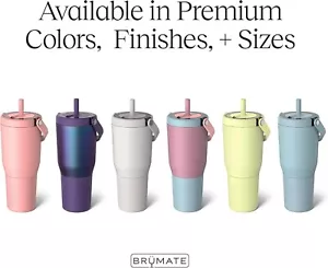 BRUMATE RESA 35OZ 100% LEAKPROOF TRAVEL TUMBLER WITH HANDLE & FLEXIBLE STRAW - Picture 1 of 14