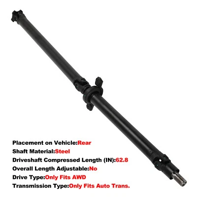 Rear Driveshaft 936-947 For Subaru Outback 2005 2006 2007 2008 2009 H4 2.5L AWD - Image 1 of 4