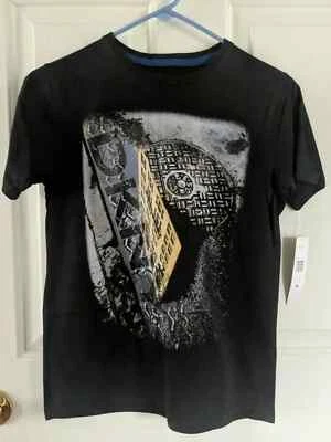 DKNY Camiseta Negra con Diseño Gráfico para Niño Talla M Nueva Con Etiquetas Foto 1 de 4