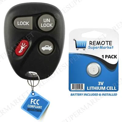 Replacement for 2000-2004 Saturn L LS LW 100 200 300 Remote Car Keyless Key Fob - Image 1 of 4