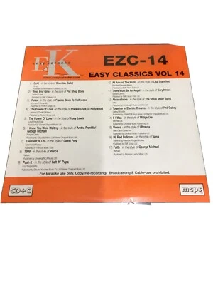 Easy Karaoke Easy Classics EZC 14 - Image 1 of 2