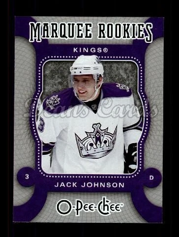 2007 O-Pee-Chee #549 Jack Johnson Kings-Hockey RC 8 - NM/MT - Image 1 of 1