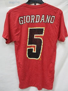 Calgary Flames Men's S CCM Mark Giordono Vintage Style Player T Shirt NHL - Picture 1 of 4