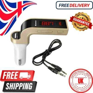 Wireless Bluetooth Car FM Transmitter Radio Adapter MP3 Music Player USB Port UK - Picture 1 of 8