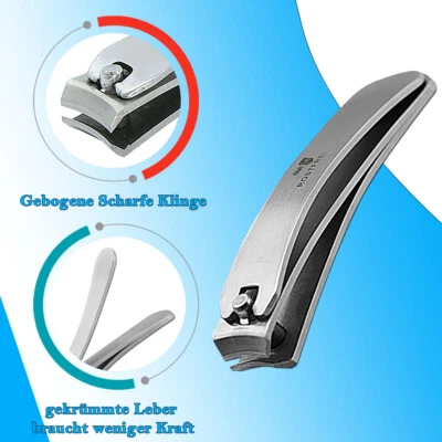 SMI - 2 Nagelknipser Set groß Fußnagelknipser Nagelschneider Nagelzwicker