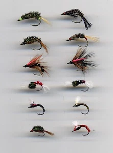 Trout Flies: Circle Hook Flies:Buzzers & Diawl Bachs, Snatchers (code 018b) - Picture 1 of 3