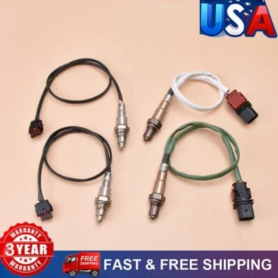 Sensor de oxígeno O2 aguas arriba y aguas abajo 4 piezas para Ford F-150 2017-2020 3,5 L turbo V6 Foto 1 de 4