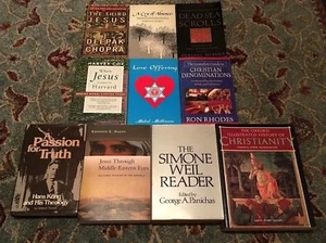 10 RELIGIOUS BOOKS: JESUS CHRIST,CHRISTIAN HISTORY,THEOLOGY,DEAD SEA SCROLLS LOT - Foto 1 di 12