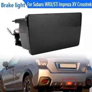 Smoked F1 Style LED Rear 3rd Fog Brake Stop Lights For 2011-2016 Subaru Impreza - Foto 1 di 12