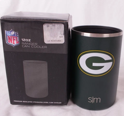 Simple Modern NFL 12 oz Ranger Premium insulated can cooler - Green Bay Packers Cover