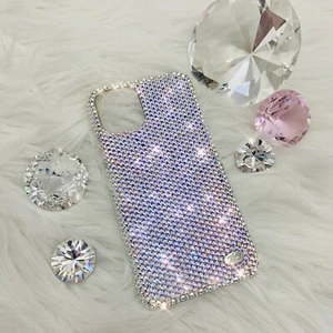Para iPhone 11 Pro - Estuche trasero pequeño 12ss cristal AB ostentoso hecho con Swarovski - Imagen 1 de 1