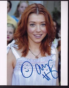 FOTO FIRMADA CON AUTÓGRAFO DE ALYSON HANNIGAN DE 10" X 8" (CÓMO CONOCÍ A VUESTRA MADRE) - Imagen 1 de 1