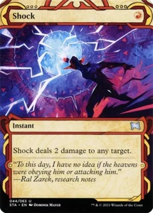 Magic the Gathering (mtg): STA: Shock - Full Art - Picture 1 of 1