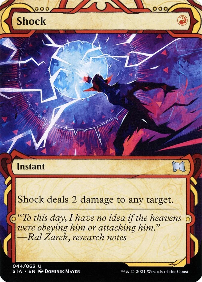 Magic the Gathering (mtg): STA: Shock - Full Art - Image 1 of 1