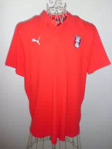 ROTHERHAM UNITED FC PUMA FOOTBALL POLO SHIRT L - LARGE ADULTS / MENS *PERFECT* - Picture 1 of 14