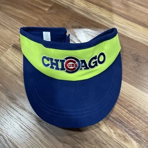 Chicago Cubs Budweiser verstellbarer Riemen hinten Baumwolle Visier neongelb MLB - Bild 1 von 3