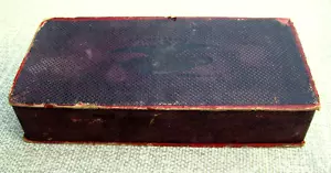 JUEGO DE CAJA DE CARTÓN ORIGINAL DEL PERÍODO DE FIEBRE DEL ORO FEDERAL ÁGUILA 1850-60 - Imagen 1 de 15