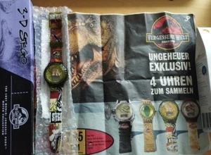 Burger King Jurassic Park Sammel Uhr Armbanduhr Dino Lost World 3D Stego - Bild 1 von 3