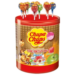 Chupa Chups Best Of Lutscher Fruttuoso Cremoso Con Gusti Assortiti Colorati - Foto 1 di 1