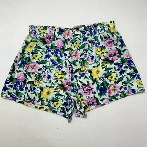 Vintage Victoria's Secret Women's Small Sleep Pajama Shorts Floral Pull On - Picture 1 of 13